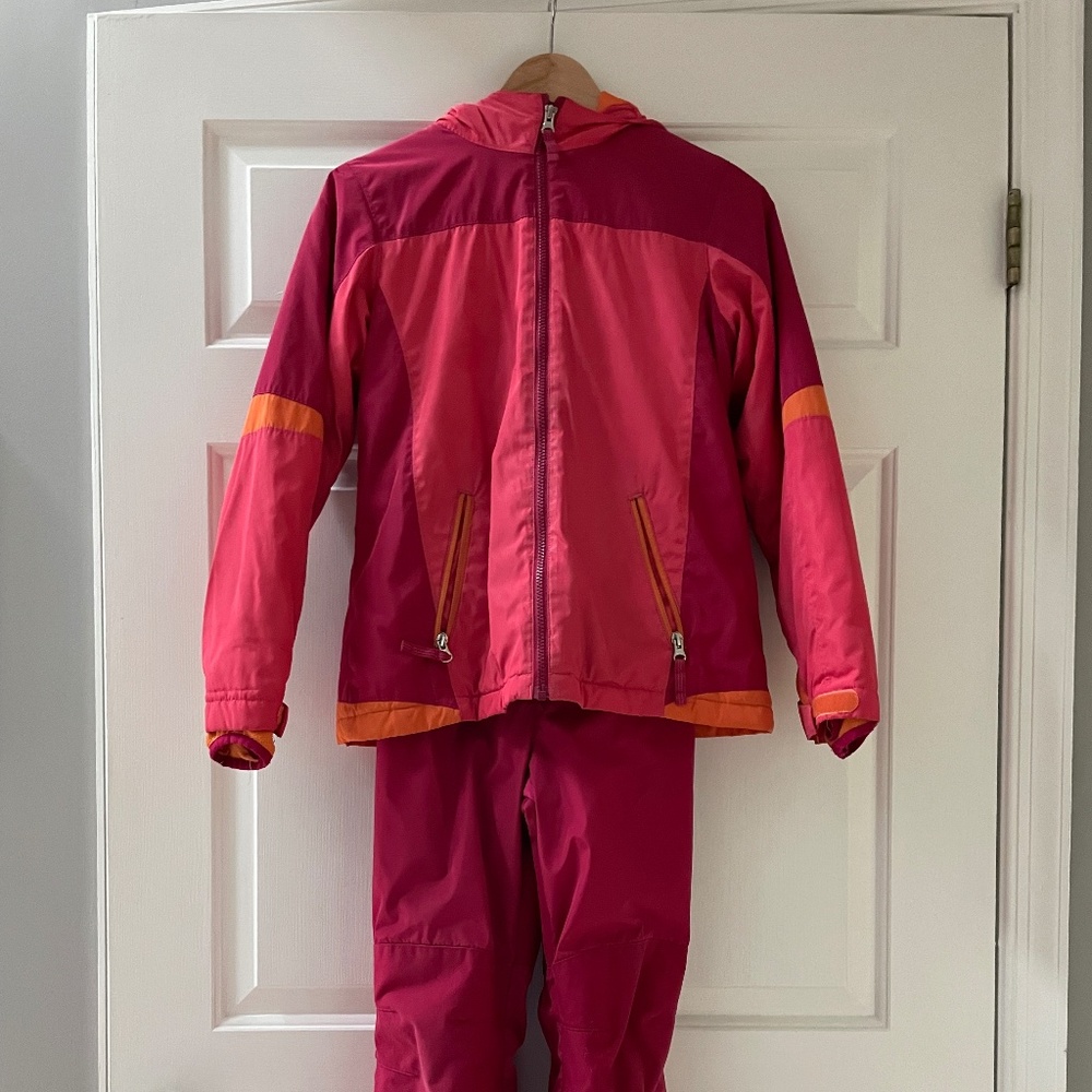 Lands' End Kids Matching Set - Pink and Orange